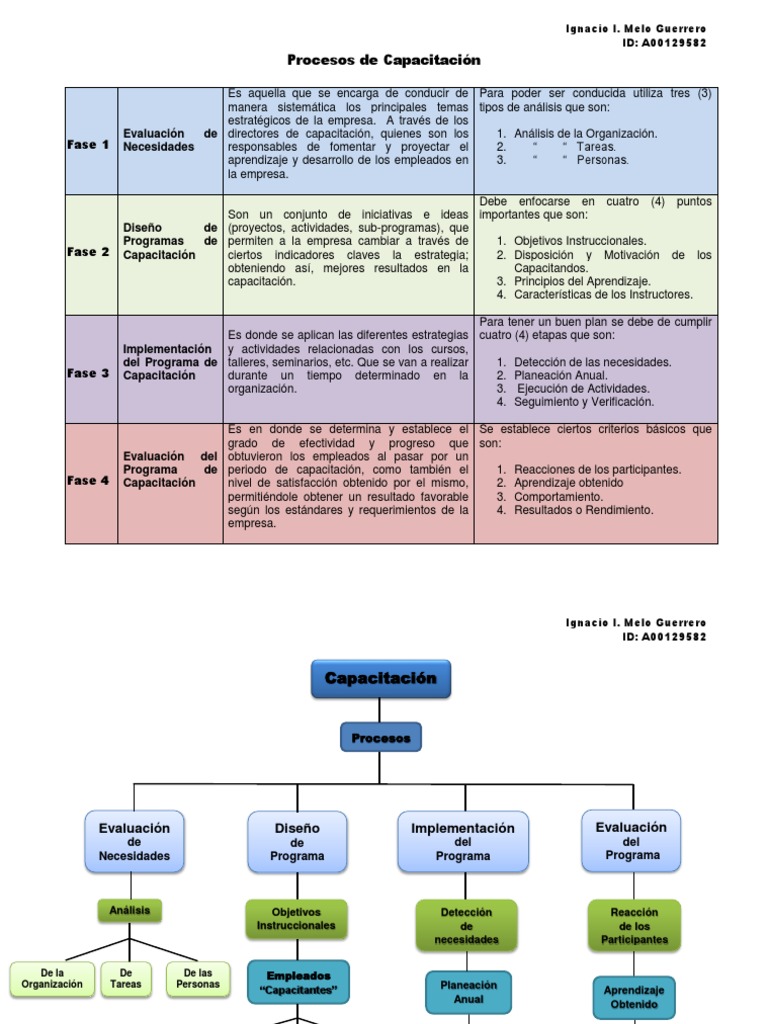 Etapas del Proceso de Capacitación | PDF | Evaluación | Planificación