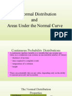 Normal Probability Distribution Grad School