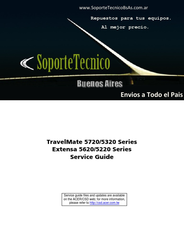 Service Manual Acer Travel Mate 5720 5320 Extensa 5620 5220 | Computer  Keyboard | Usb Flash Drive