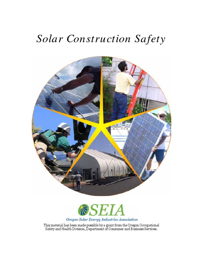 Solar Installation Safety Manual | PDF | Personal Protective Equipment ...