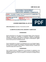 Acuerdo Ministerial No. 821-2007