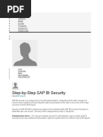 Step-by-Step SAP BI Security: Community Topics Answers Blogs Events Programs Resources What's New