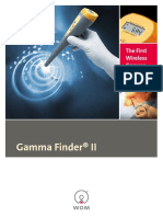 Gamma Finder® II: The First Wireless Gamma Probe