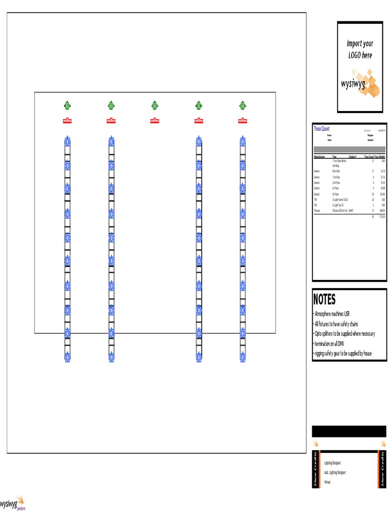 Stage Lighting Setup Guide | PDF