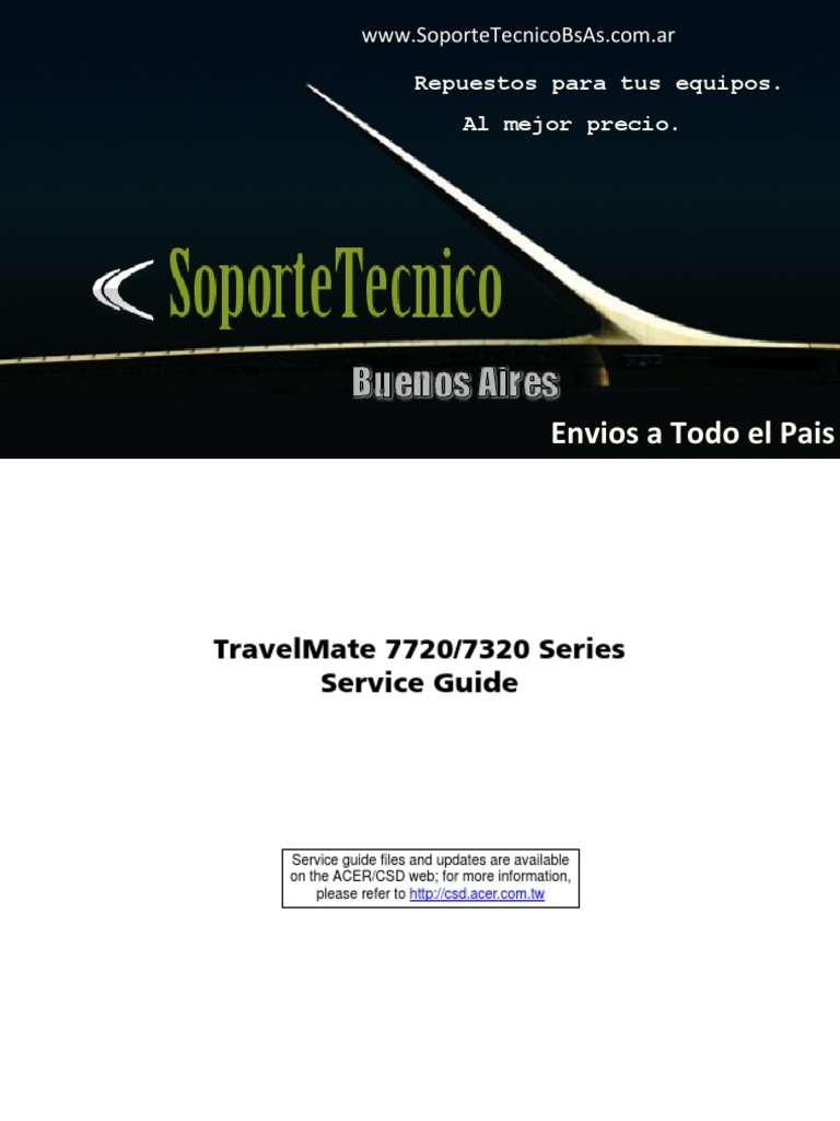 Service Manual Acer Travel Mate 7720 7320 | Usb Flash Drive | Computer  Keyboard