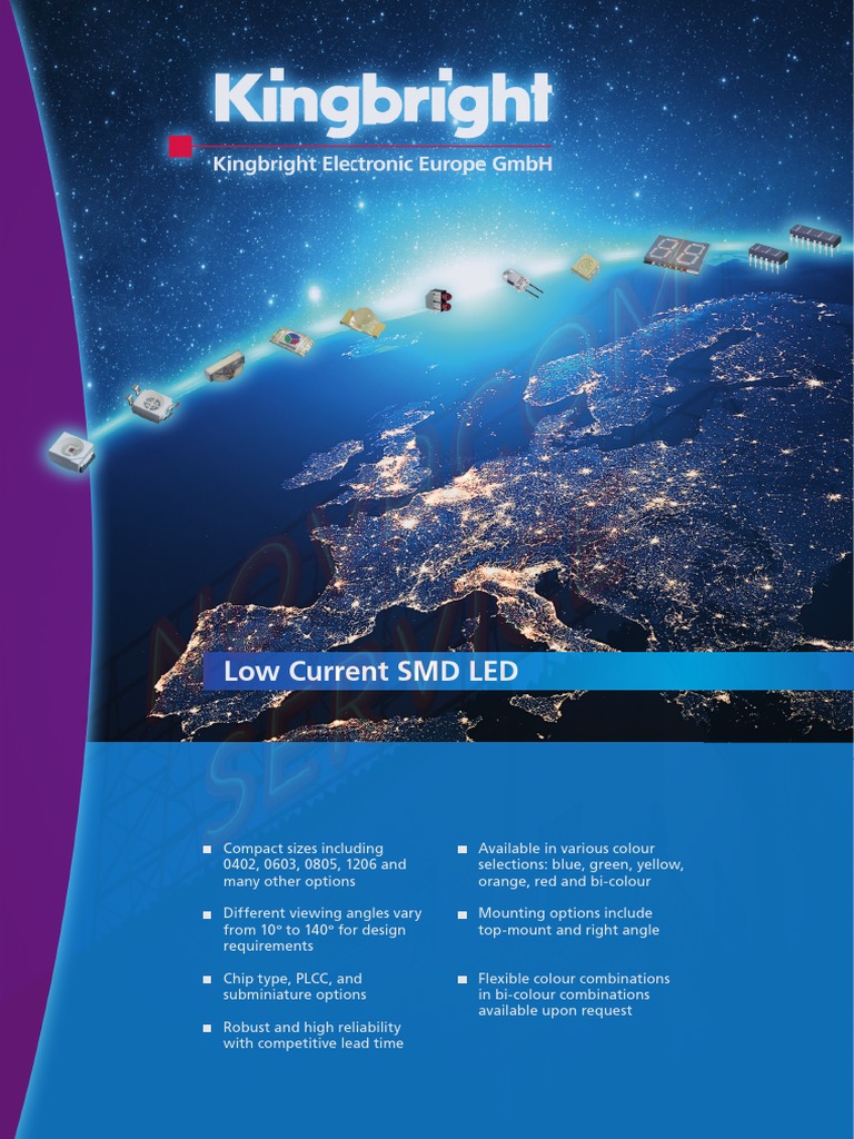 Low Current SMD LED PDF | PDF | Light Emitting Diode | Equipment
