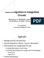 Electromigration in Integrated Circuits: Workshop On Reliability and Physical Verification, IIT Delhi, 12 Dec 2009