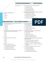 Employability Skills - OSH & Environment Education Model Questions