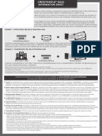 CREDITSHIELD GOLD INFORMATION SHEET