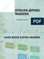 Kesusastran Jepang Modern Awal