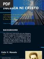 Iglesia Ni Cristo: A Presentation of Its Roots, Doctrines, and A Christian Response by Rena Gail Betansos