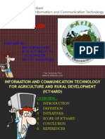 Information and Communication Technology in Agriculture and Rural Development/ICT4ARD