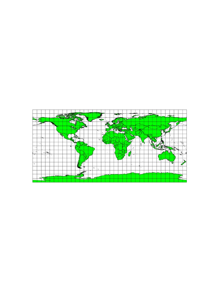 Plate Carree Projection PDF