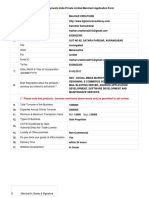 Merchant Application Form Gateway