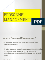 Personnelmanagement