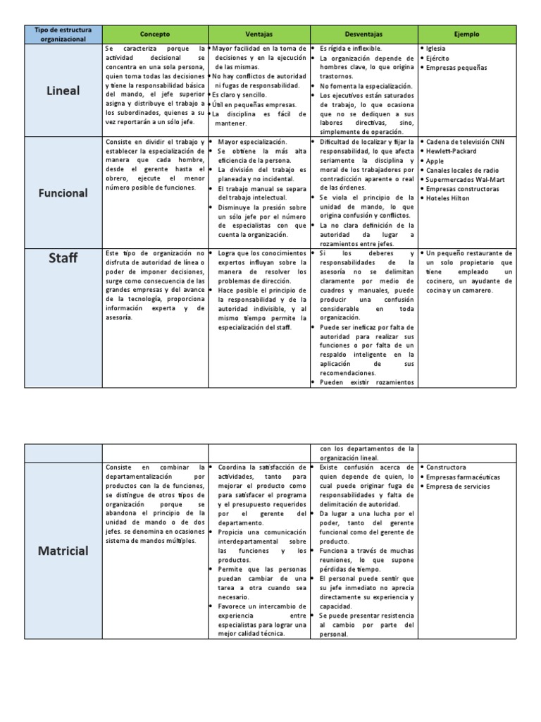 Tipo de Estructura Organizacional | PDF | Economias | Business