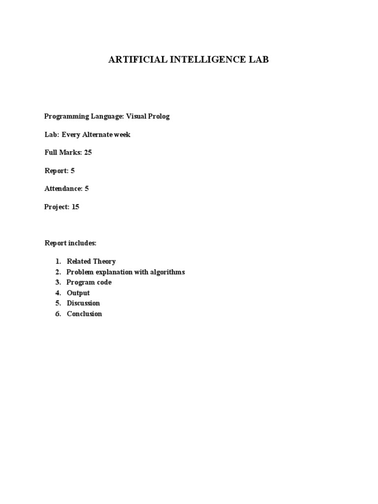 AI Programming with Prolog | PDF | First Order Logic | Computer Programming