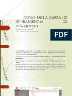 Funciones de La Barra de Herramientas de Powerpoint