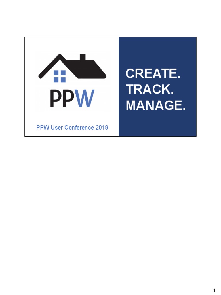 PPW User Conference 2019 Overview | PDF | Accounts Payable | Computing