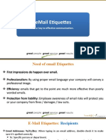 Email Etiquettes