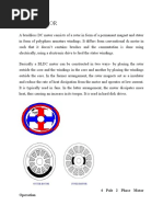 BLDC Motor: 4 Pole 2 Phase Motor Operation