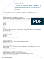 Reglementarea Tehnica Normativ de Proiectare Sisteme Constructive de Pozare A Cablurilor in Profilul Transversal Al Caii Ferate Revizuire Id 28 76 Indicativ Id 28 04 Din 24032004