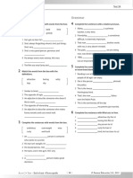 End-Of-Unit Test: Vocabulary Grammar