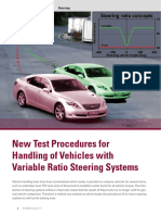 New Test Procedures For Handling of Vehicles With Variable Ratio Steering Systems