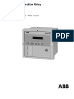 Motor Protection Relay REM 610 REM 610: Operator's Manual - ANSI Version