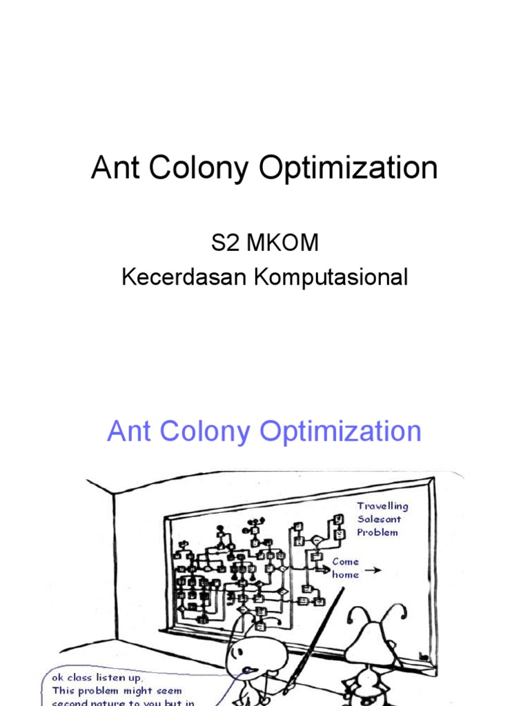 Ant Colony Optimization Techniques | PDF | Algorithms | Myrmecology