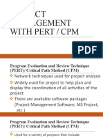 Project Management With Pert / CPM