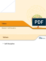 Values: Module 7: Self Discipline