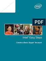 Create A Basic Skype Account: Intel® Easy Steps