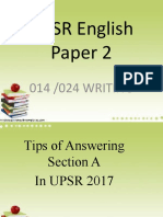 UPSR English tips and strategies