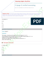Analogy - Exercise3 Verbal Reasoning - WWW - JoinExam.in PDF