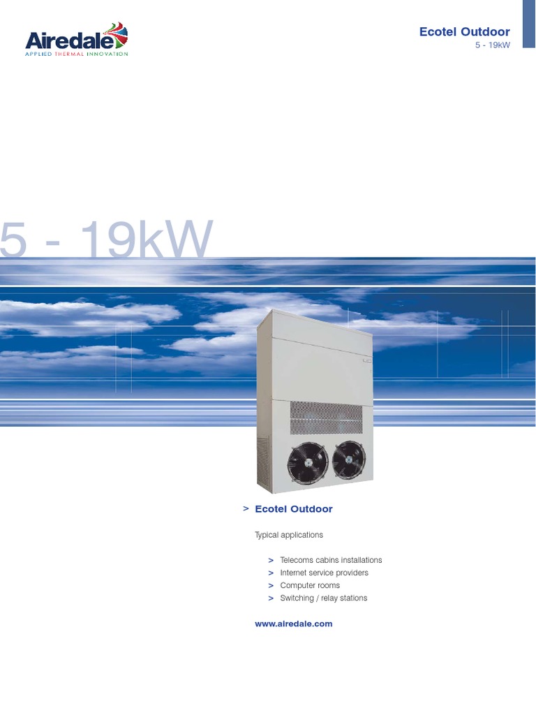 7 Ecotel Outdoor v4 | PDF | Electric Heating | Electromechanical