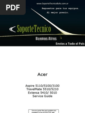 Service Manual Acer Aspire 5110 5100 3100 Travelmate 5510 5210 Extens 5410 5010 Pdf Computer Keyboard Keyboard Shortcut
