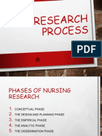 Phases of Nursing Research Process