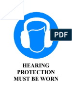 HEARING PROTECTION Picto An