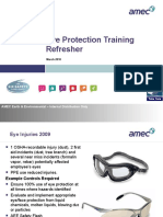 Eye Protection Training Refresher: March 2010