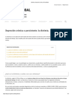 Distimia - Depresión Crónica - PsicoGlobal