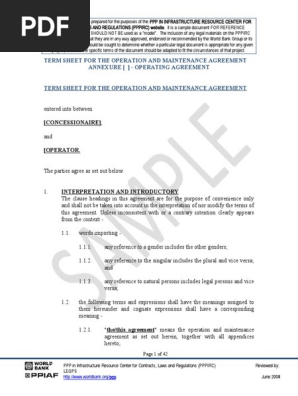 Operating Agreement