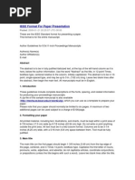 Download IEEE Format for Paper Presentation by Venky Venkatesh SN46256766 doc pdf