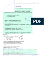 Probabilités Posés en Bac Sciences