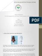 Penerapan Isolator Dalam Sistem Tenaga Listrik