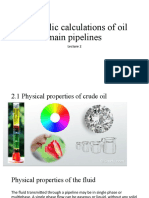 TSHF - Lecture 02-03 Hydraulic Calculations of Oil Main Pipelines