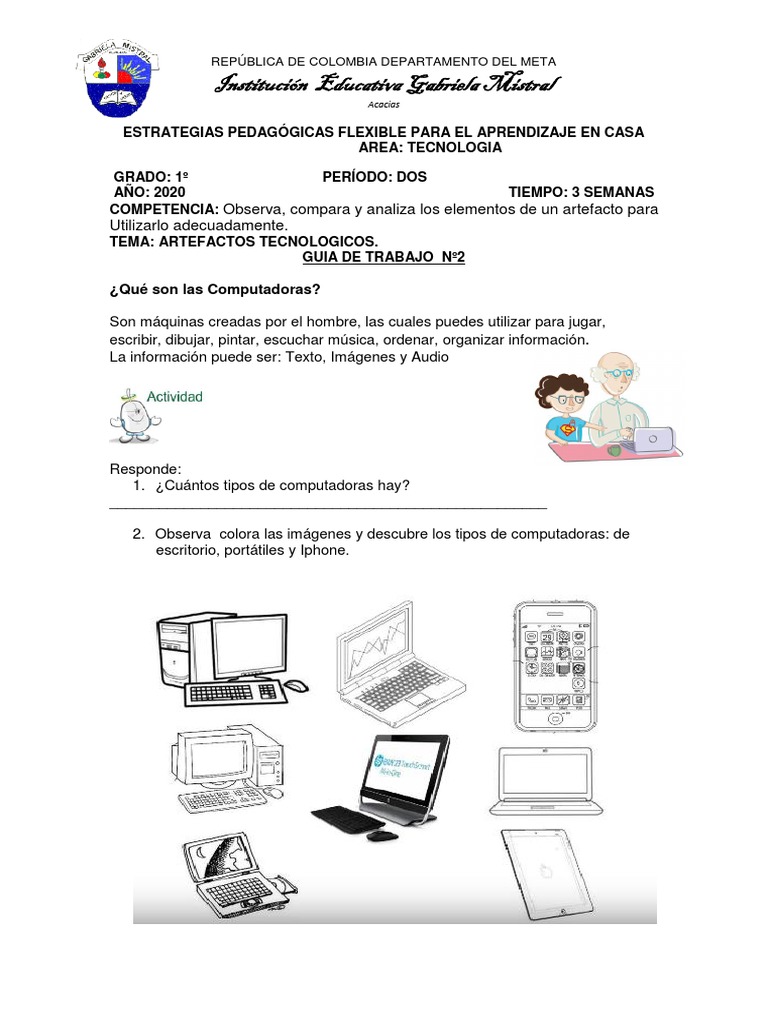 Guia 2 Tecnologia 2 Periodo | PDF