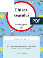 Citirea Ceasului