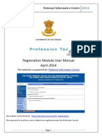 Registration Module User Manual April-2014: National Informatics Centre