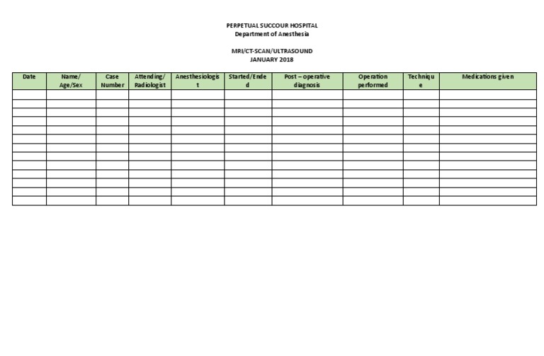 Logbooks - Mri - CT - Utz5154241261642673822 | PDF | Self-Improvement ...